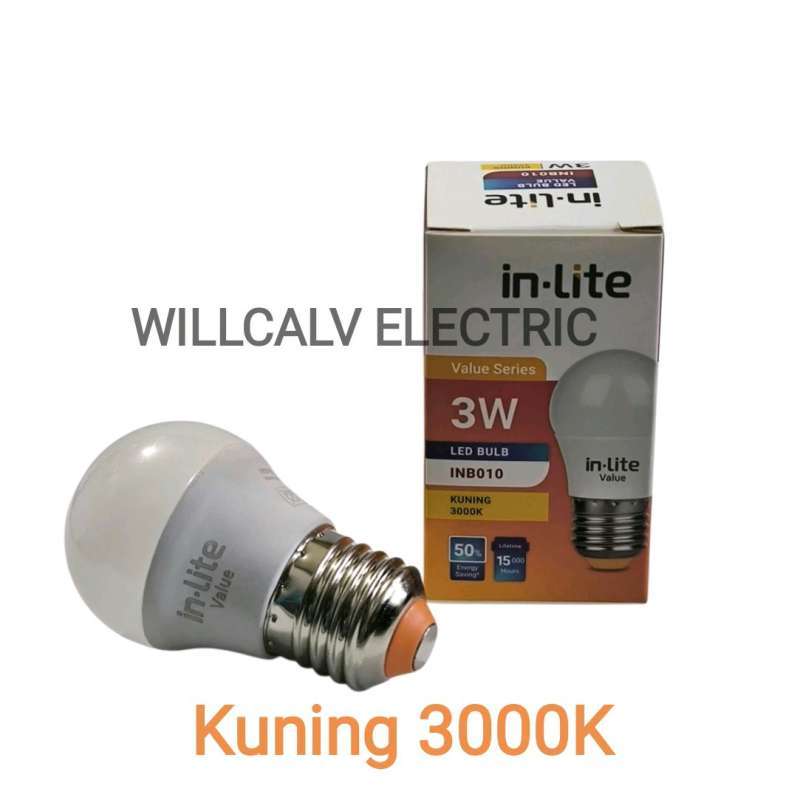 Promo Inlite Lampu Led Bulb 3w Putih 6500k E27 Diskon 33% Di Seller ...