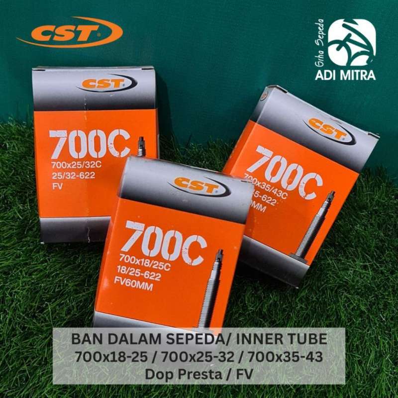 Cst 700c X 25 Inner Tube 2PCS CST Bike Ultra-Light Inner Tube For