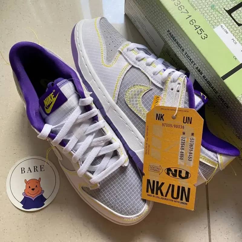 Jual Nike Dunk Low Union Passport Pack Court Purple [dj9649-500