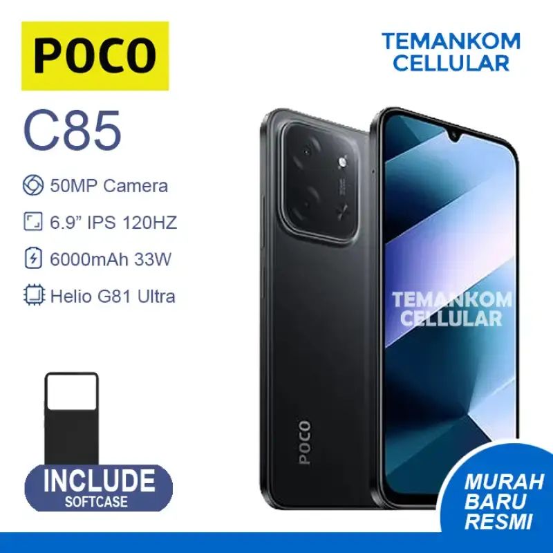 Jual Poco C85 Baru 16gb RAM 8+8/256 8/256 8gb 256gb Garansi Resmi