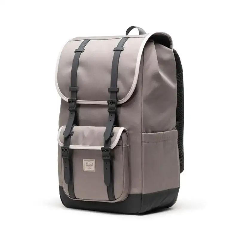 herschel backpack dark shadow Heritage - Shadow/Black Pebbled Leather With multiple pockets Bag Herschel Little America Dark