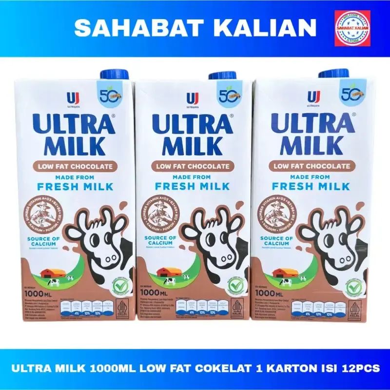 Ultramilk Low Fat 1 Karton Gratis Ongkir 🔥 Harga Murah Oktober 2026