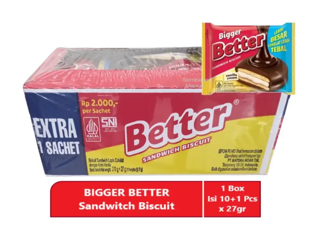 BETTER BIGGER 10*27GR/12PACK NEW