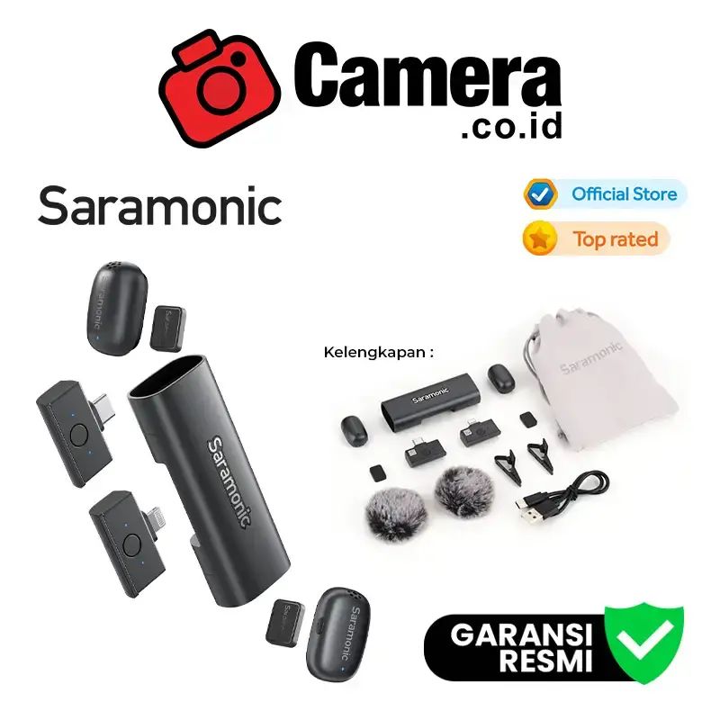 Promo Camera.co.id - Saramonic Air SE 02 Clip-on Wireless