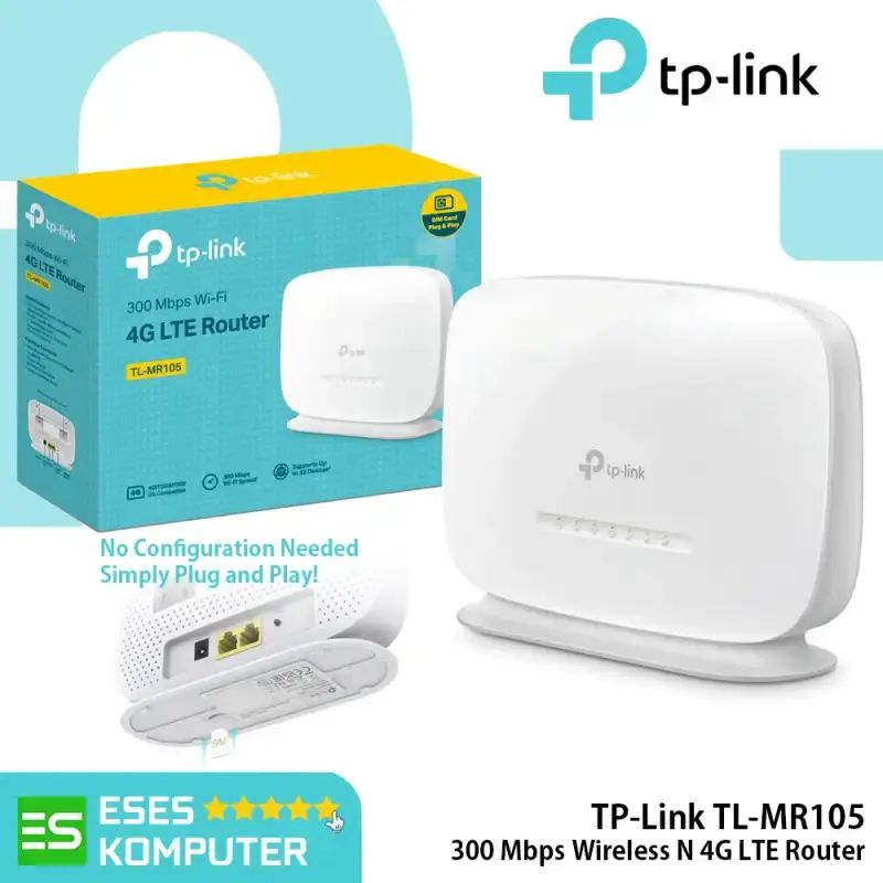 Jual Router Tp-link Tl-mr105 3g/4g 300mbps Wireless N 4g Lte Router Di ...