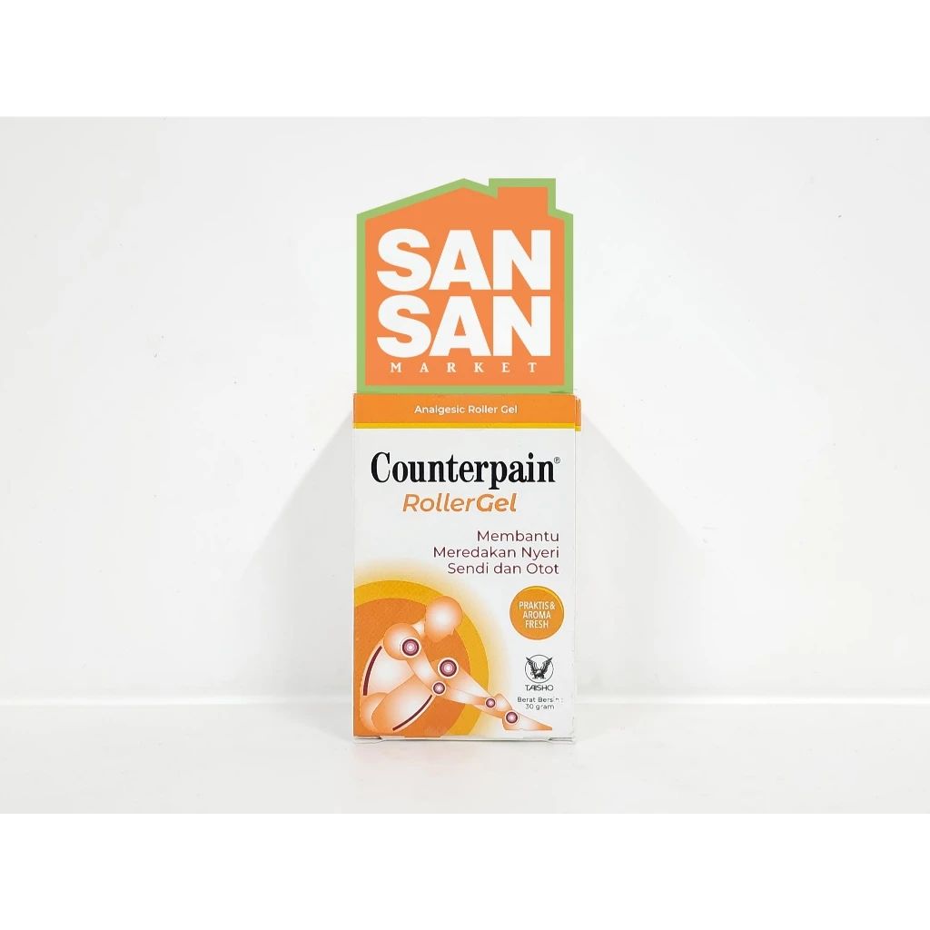Jual Counterpain Roller Gel 30 Gr - Meredakan Nyeri Sendi Dan Otot Di ...