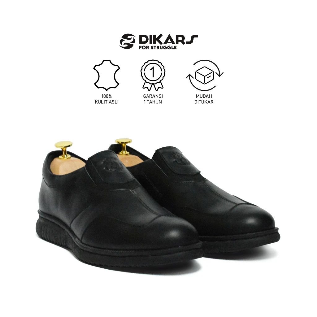 Promo Apollo Black Pull Up Slip On Diskon 25% Di Seller Hachi ID ...