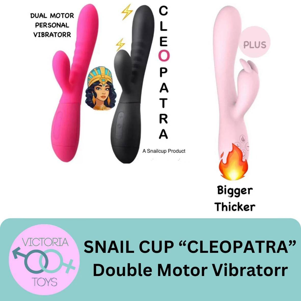Promo Vibrator Snail Cup Cleopatra Dual Motor Getar Alat Bantu Sex Toys -  Merah Muda Cleopatra Plus Diskon 21% Di Seller Victoria Toys Jakarta -  Ancol, Kota Jakarta Utara