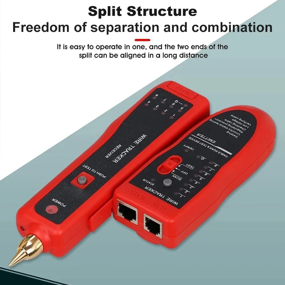 Jual Tester Kabel Jaringan Lan Rj45 Rj11 Wire Tracker Finder Network ...