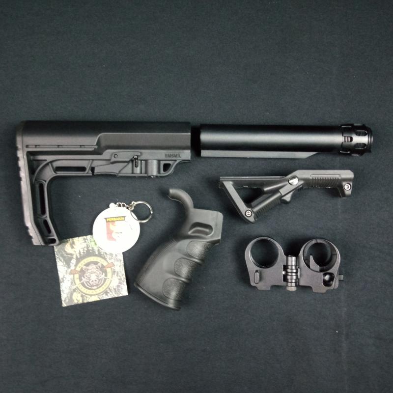 Jual Popor Mft Satu Set / Popor Lipat Mft Hitam / Popor Lipat Pacul Pcp ...