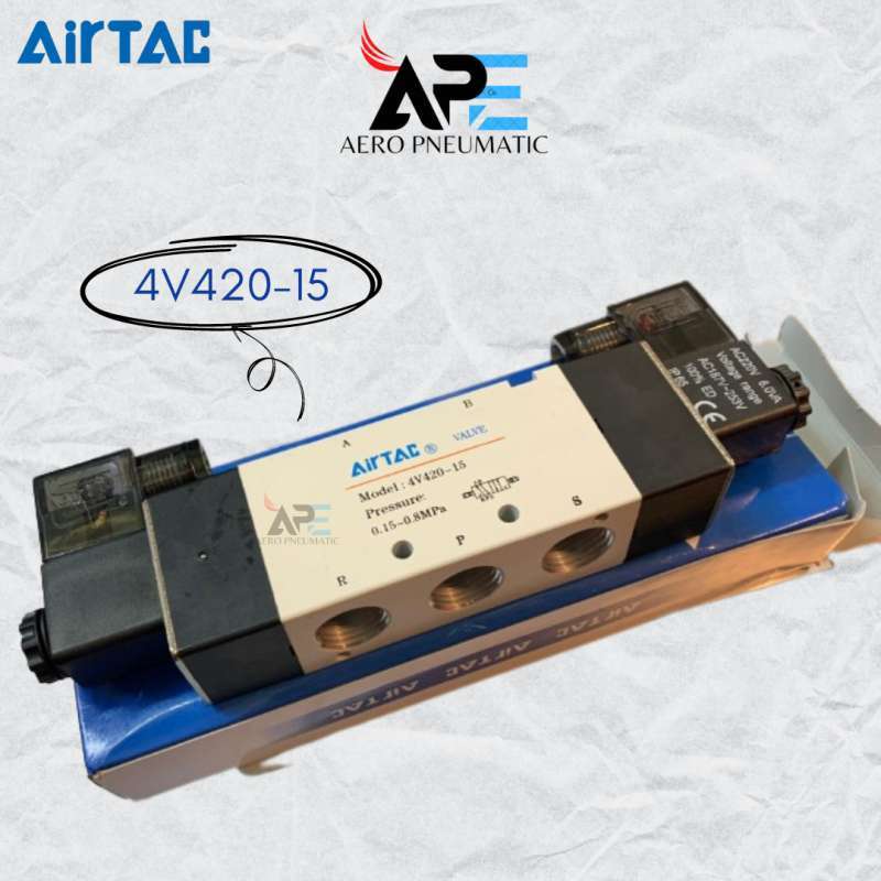Jual Solenoid Valve Double Coil Airtac 4v42015 Di Seller Aero