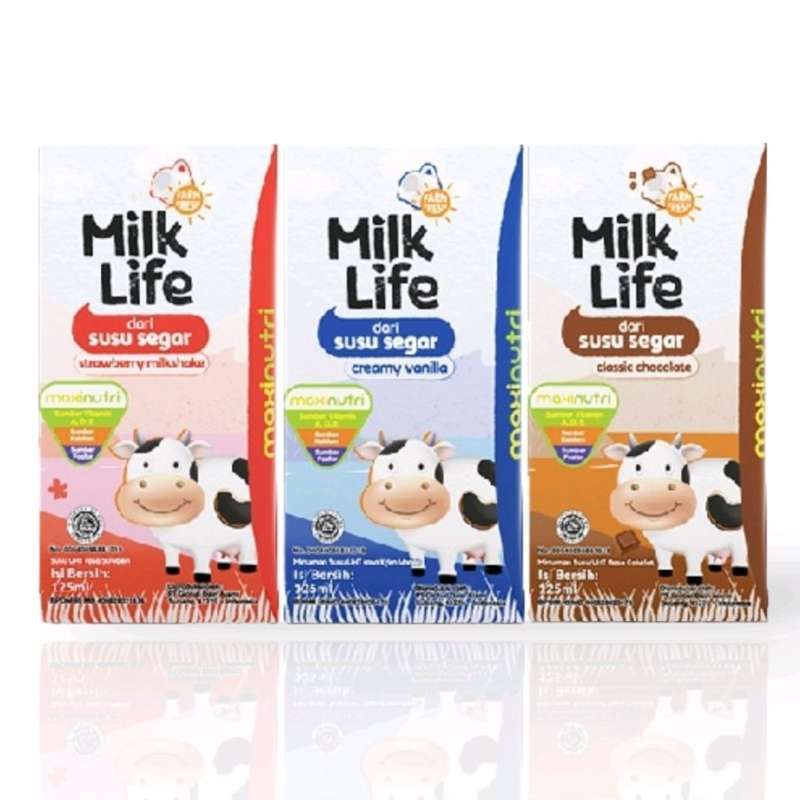 Jual 1 DUS SUSU UHT KIDS MILKLIFE 115 ML 1DUS Susu UHT Milklife UHT