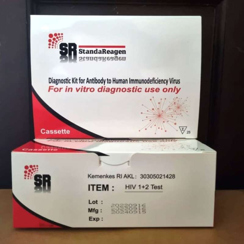 Promo HIV Test Device Card SR Isi 25 Casette Alat Test HIV Diskon 23