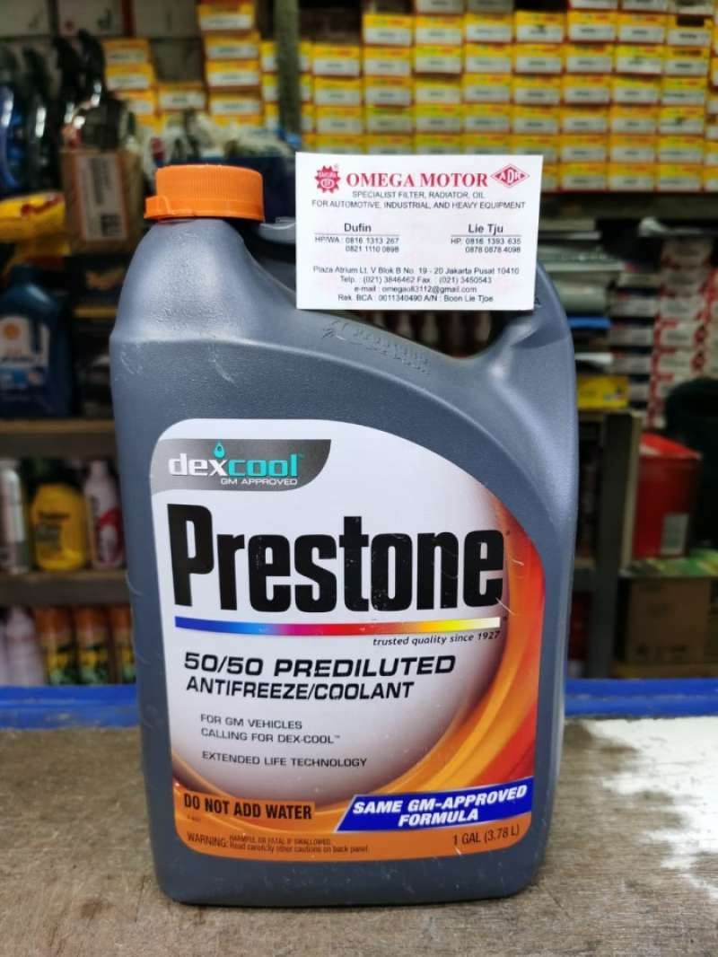 Jual Prestone 50/50 Prediluted Antifreeze/coolant Isi Warna Orange