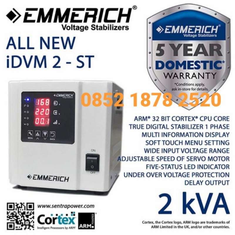 Promo Stabilizer Listrik Emmerich Idvm 2 Kva Diskon 23 Di Seller Ulita