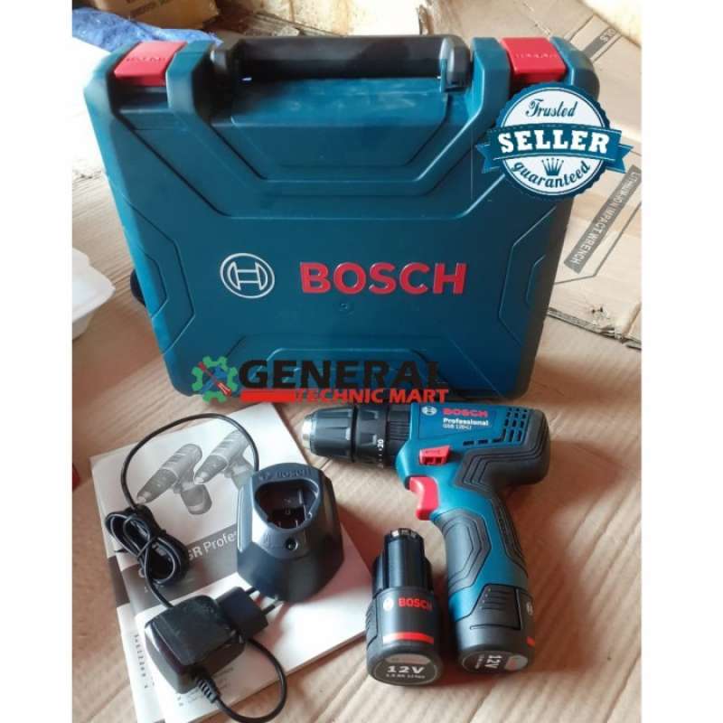 Promo GSB 120 LI Mesin Bor Cordless Tembok Beton 2 Baterai/ GSB120LI ...