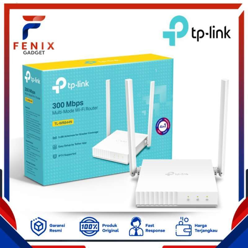 Promo TL-WR844N 300 Mbps Multi-Mode Wi-Fi Router Diskon 23% di Seller ...