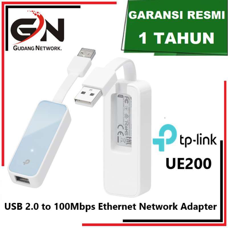 Promo USB 2.0 to 100Mbps Network Adapter UE200 Diskon 23 di