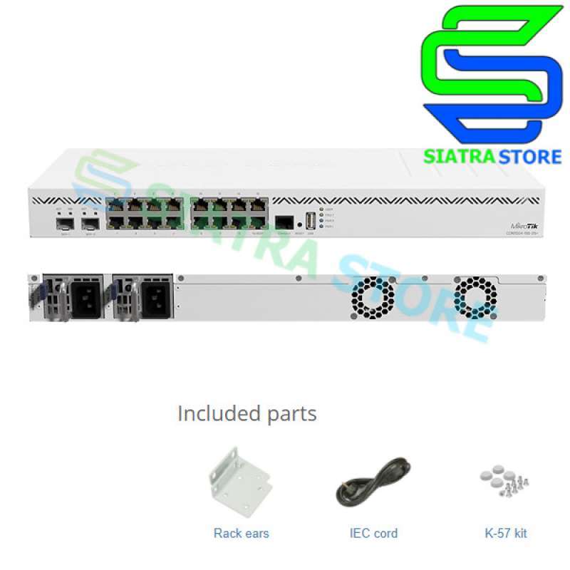Promo MikroTik CCR2004-16G-2S+|Cloud Core Router CCR 2004 16G 2S ...