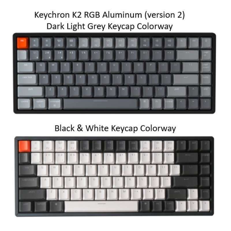 Jual Keychron K2 RGB Backlight Aluminum Frame Wireless Mechanical
