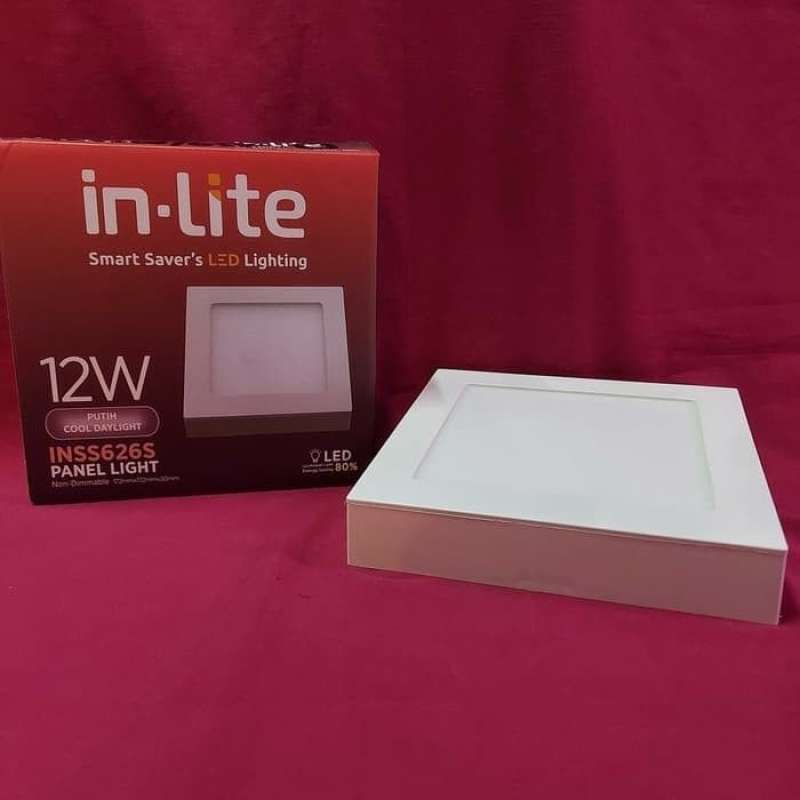 Promo Lampu DownLite/Light Panel Led Inlite INSS626S 12w OB/OutBow