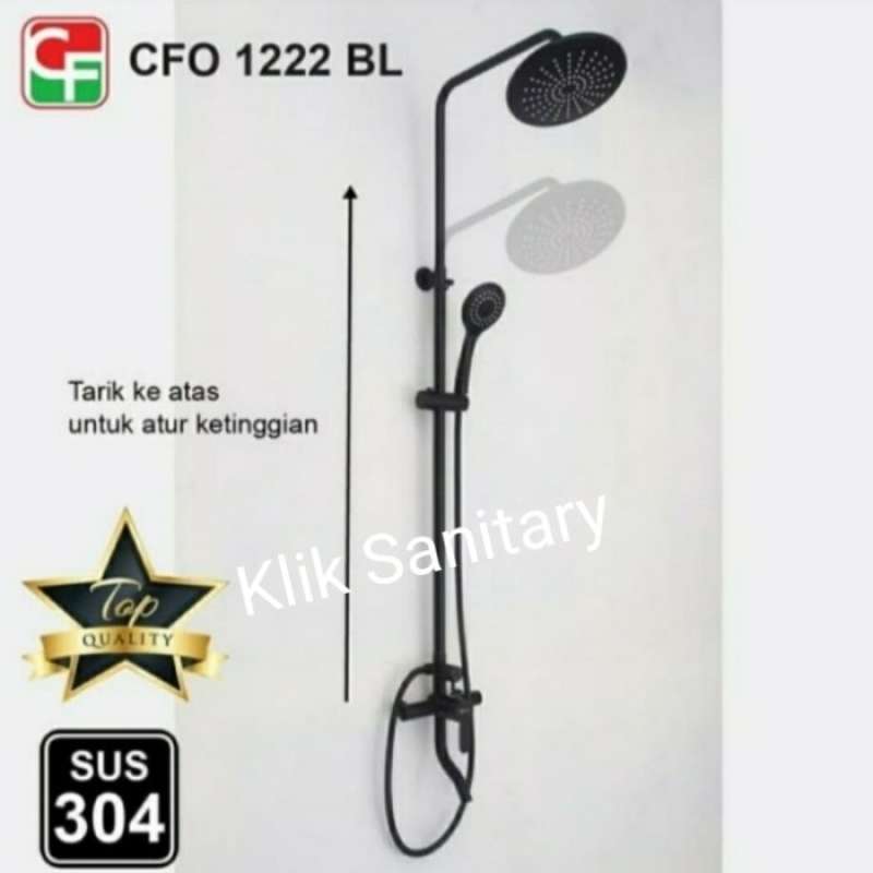Promo Shower Tiang Hitam Panas dingin/Shower Column set Diskon 23 di Seller Tasakamu Store