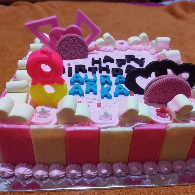 Jual kue ulang tahun coklat pagar di Seller AR cake - Pakulonan, Kota