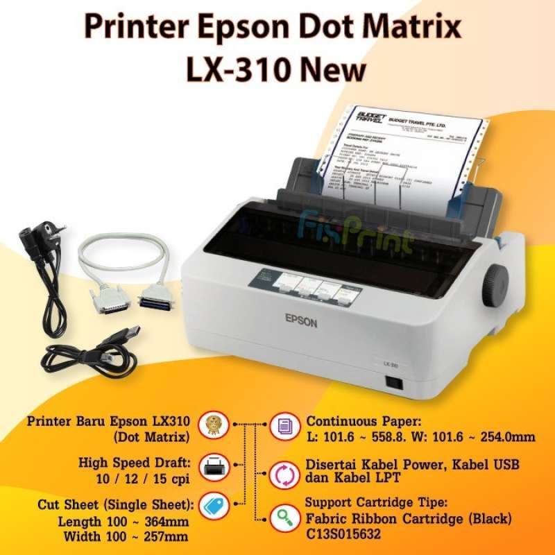 Jual Printer Epson Lx310 Lx310 Lx 310 Dot Matrix 9pin Di Seller Tumenggung Store Kapuk, Kota