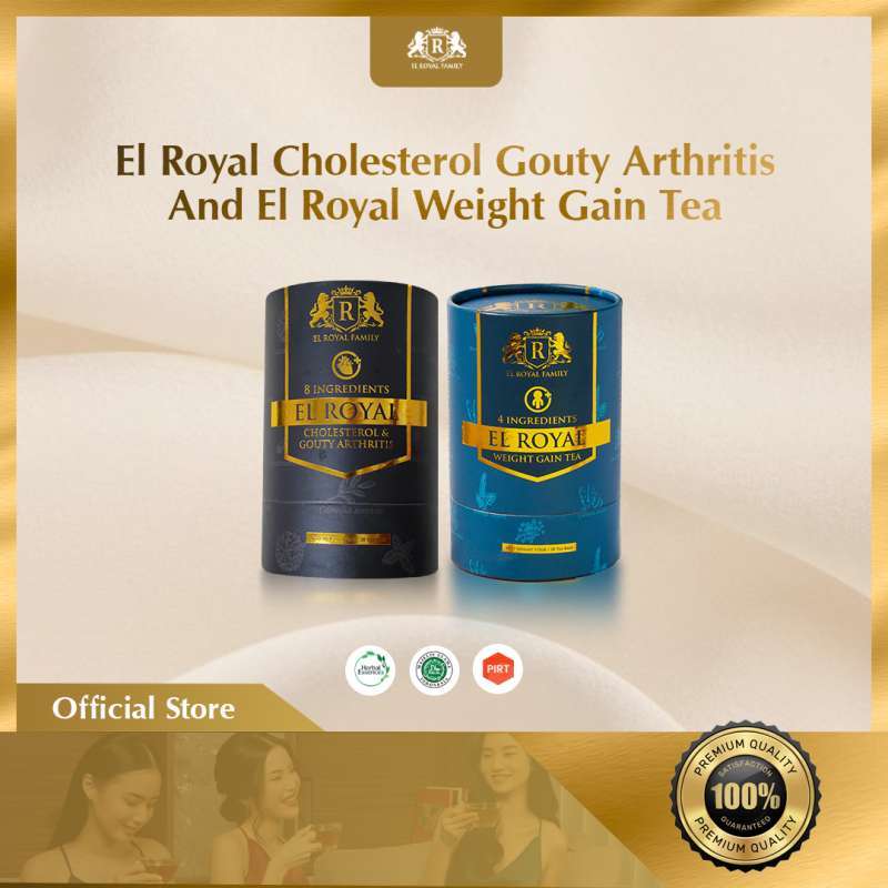 Promo El Royal Cholesterol Tea & El Royal Weight Gain Tea Paket