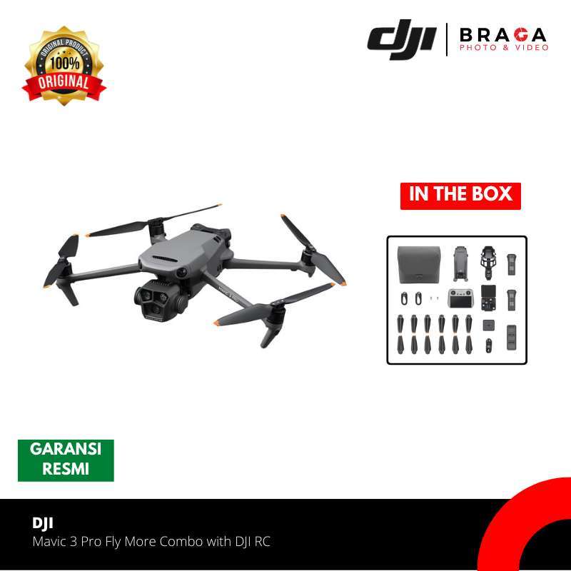 Jual Braga Photo & Video - DJI Mavic 3 Pro Fly More Combo with DJI RC ...