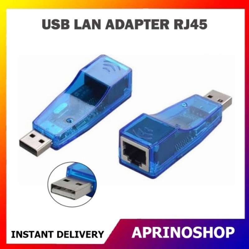 Jual Usb To Lan Adapter Rj45 Converter High Speed Biru Usb