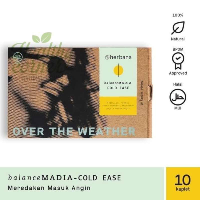 Jual Herbana Balance Madia Cold Ease â 10 kaplet meredakan masuk angin