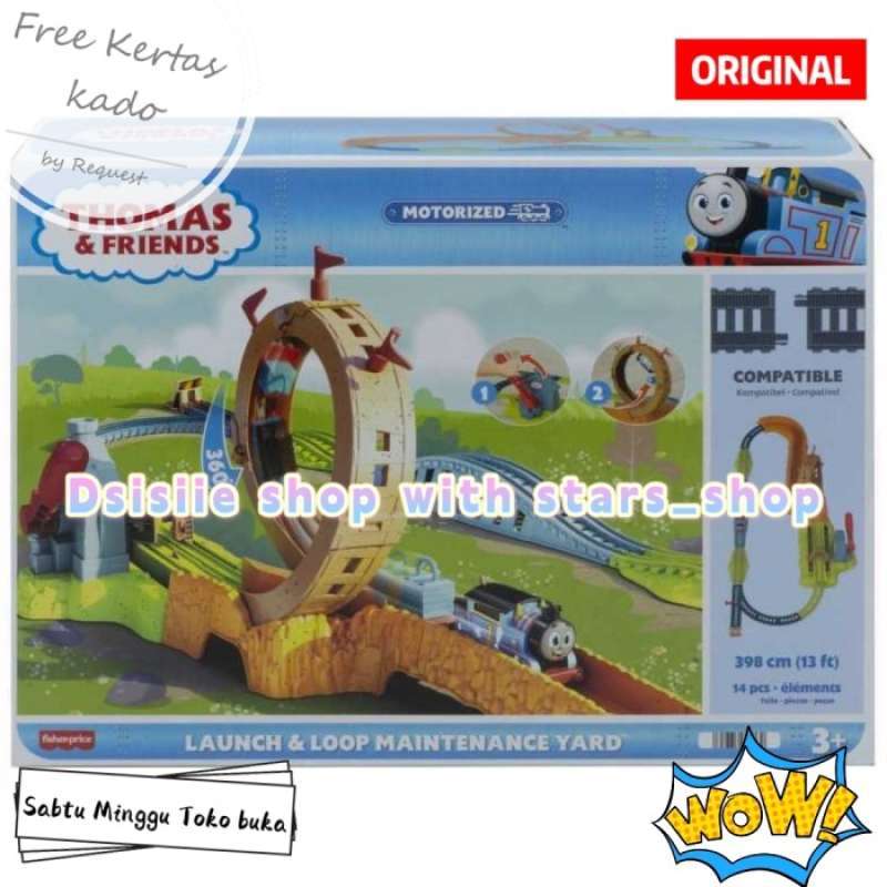 Promo Thomas & Friends Launch and Loop Maintenance Yard Motorized