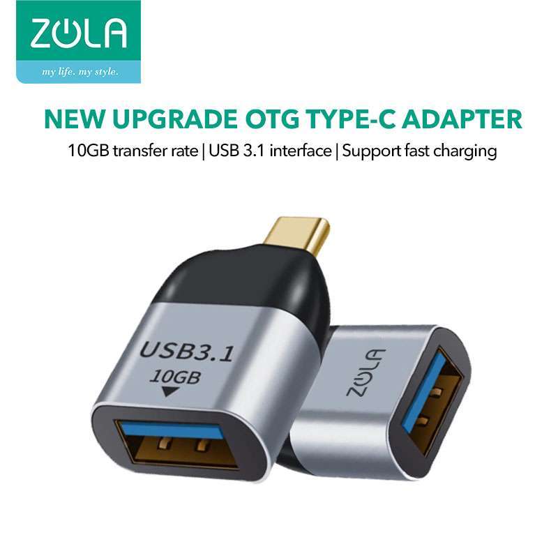 Promo Zola Type C Otg Usb 3.1 Adapter Converter Tablet Android Plug