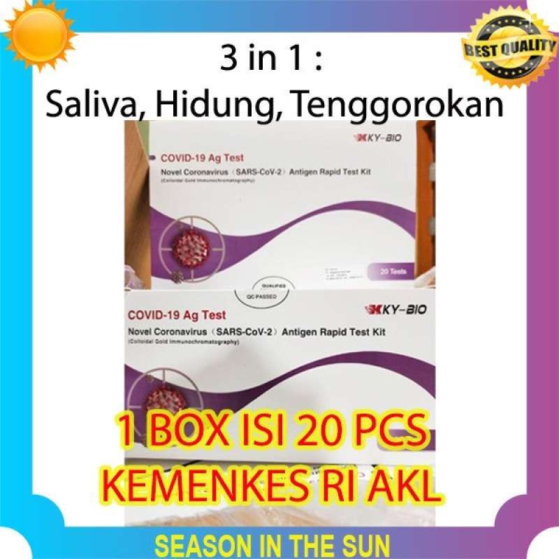 Promo Saliva Antigen Swab Antigen Kybio Skybio Kemenkes Diskon 17 di Seller Bergas Selalu
