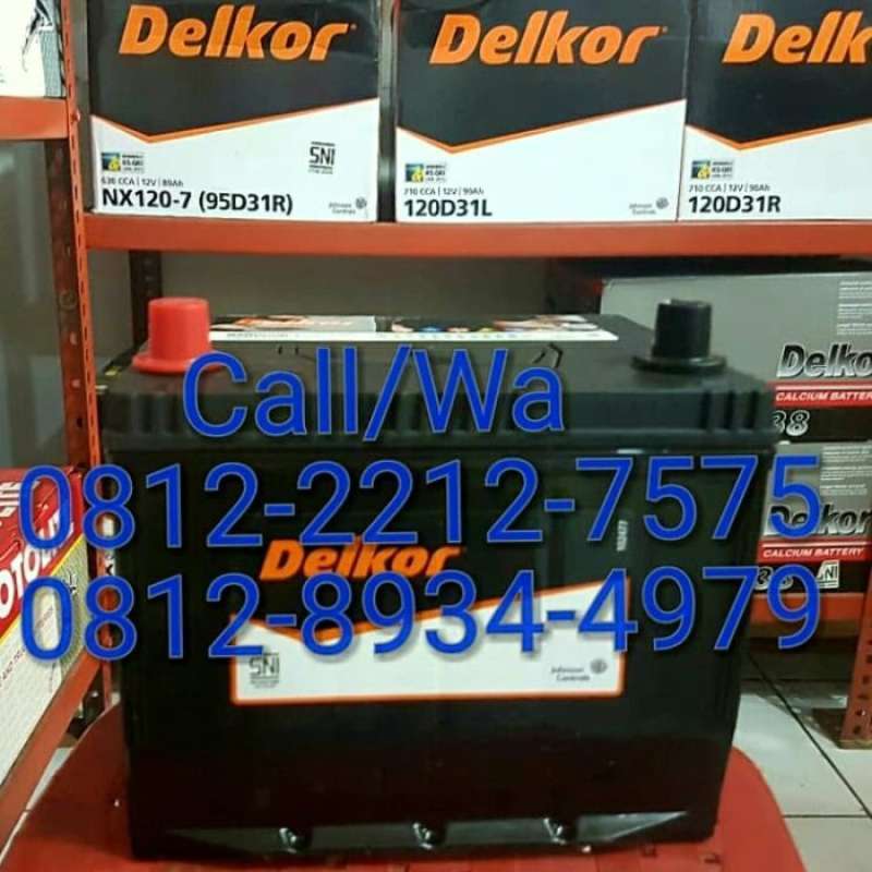 Promo Aki Delkor 85BR60K Diskon 23% di Seller Platinum Storee