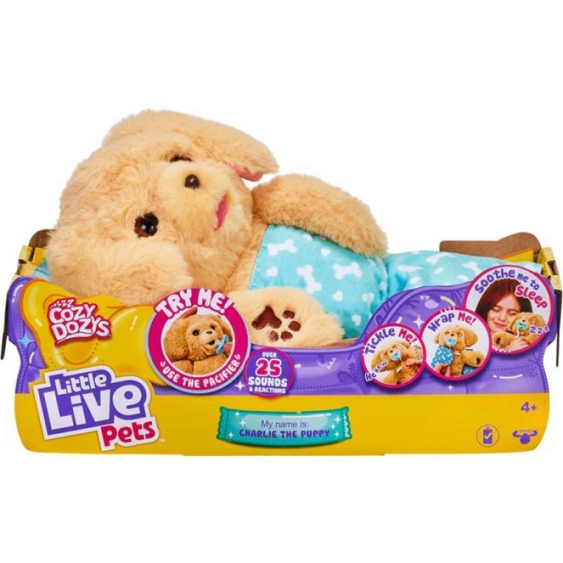 Promo Little Live Pets Cozy Dozys Charlie The Puppy Diskon 23 di