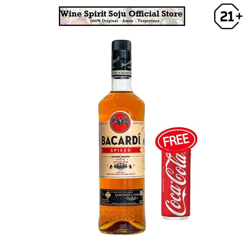 Jual Bacardi Gold 750ml Free Mixer di Seller