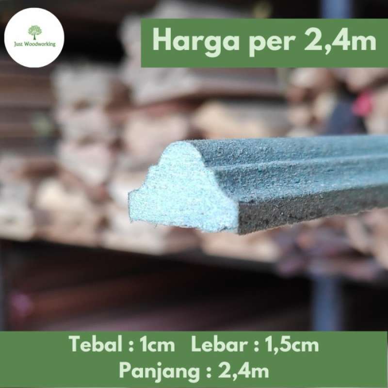 Promo JU-A12 LIST PROFIL HMR HIJAU WALL MOULDING WAINSCOTING WALL PANEL ...