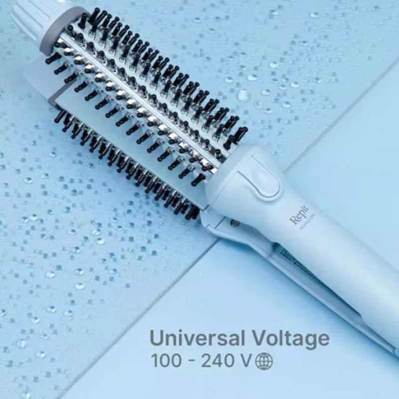 Jual Repit Catokan Sisir Magic Brush Iron 2in1 Titan Magic 30mm - Biru ...