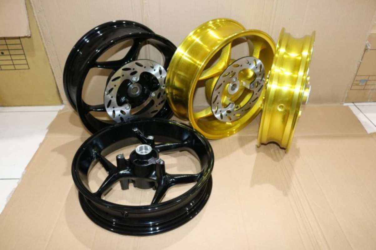 Promo VELG AXIO DOUBLE CAKRAM DEPAN YAMAHA AEROX 155 NVX Diskon 20% di