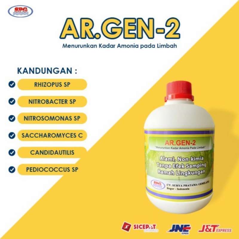 Promo Argen-2 1 Ltr - Cairan Bakteri Pengurai Limbah Amonia Diskon 17% ...