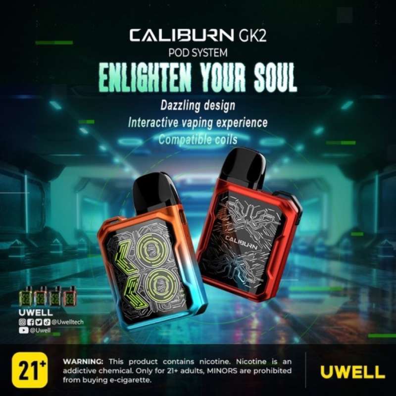 elf bar vape uk Uwell Caliburn GK2 Vape Kit — $16.99