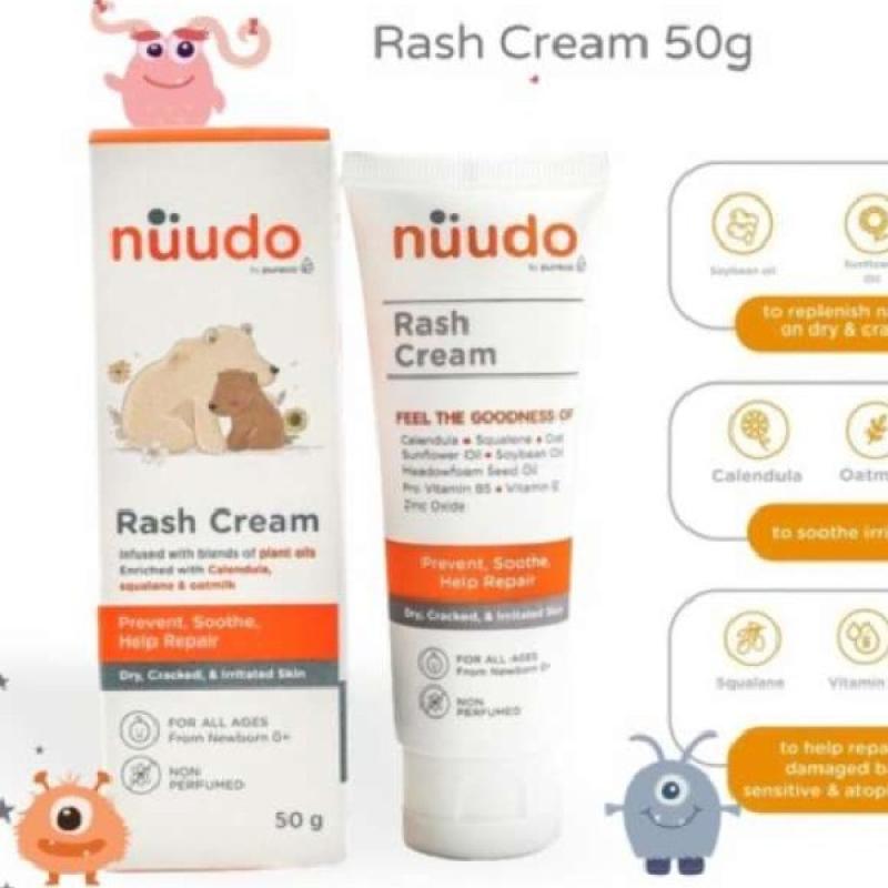 Promo Nuudo Rash Cream 50Gr / Krim Ruam Popok Bayi Diskon 23% di Seller
