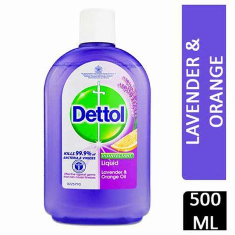 Promo dettol disinfectant liquid lavender & orange oil 500ml Diskon 23
