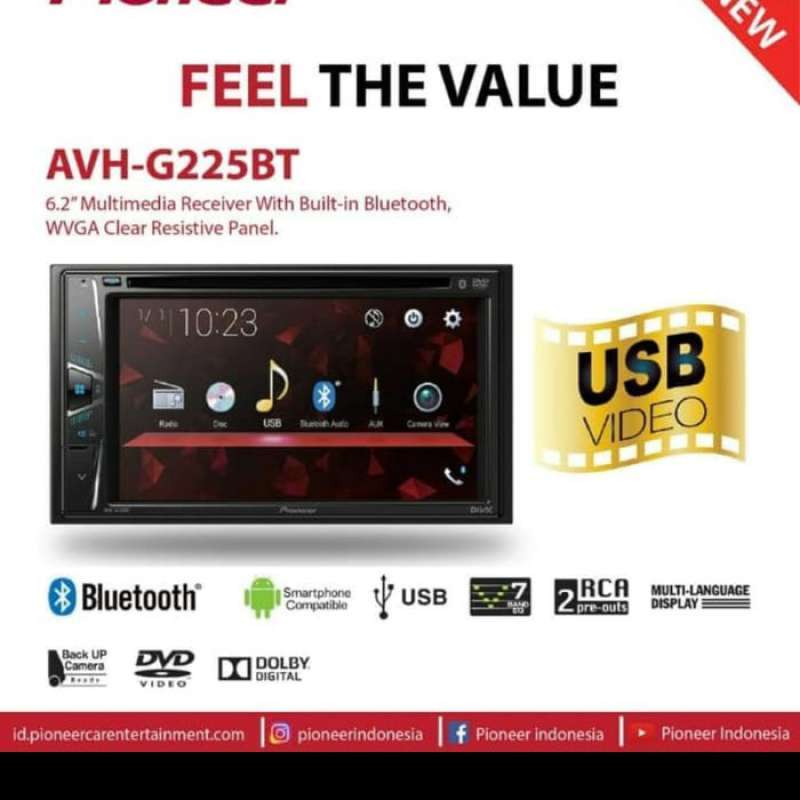 Promo Pioneer avhg225bt - Pioneer avh-g225bt - headunit Pioneer ...