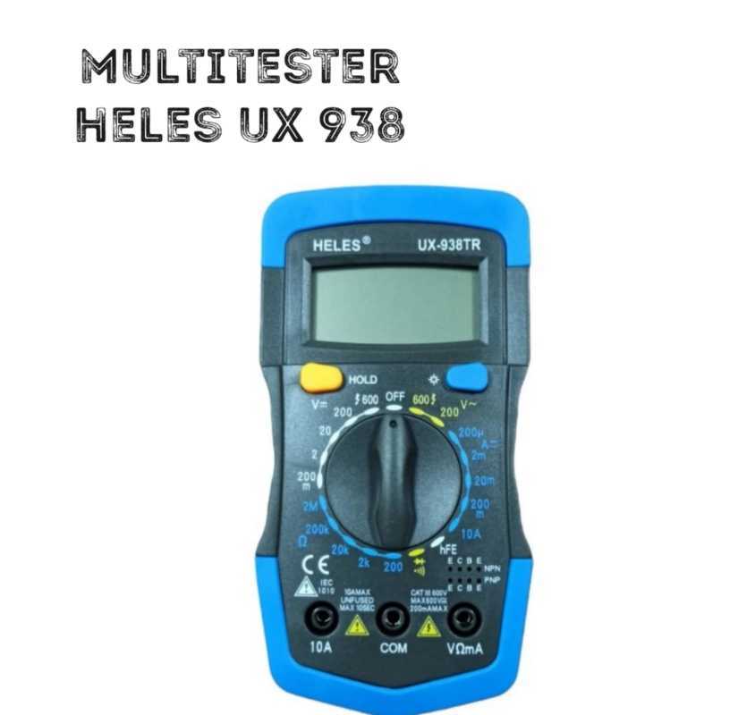 Jual Multitester HELES UX 938 TR ORIGINAL ASLI di Seller Hervee Online