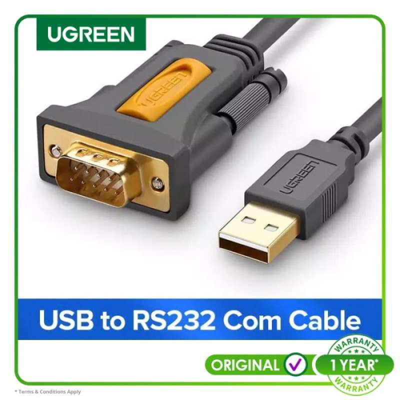 Promo Ugreen Kabel Adapter Usb To Rs232 Com Serial Pda 9 Db9 Pin 20211