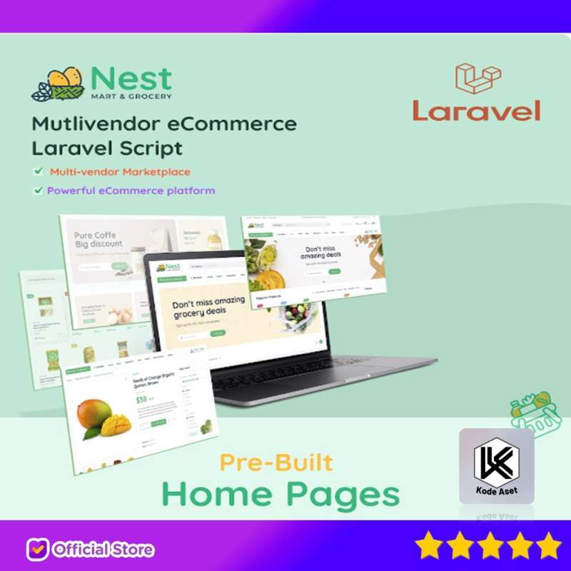 Promo Source Code Aplikasi Nest Multivendor Organic Grocery Laravel Ecommerce By Kodeaset Promo Source Code Aplikasi Nest Multivendor Organic Grocery Laravel Ecommerce By Kodeaset