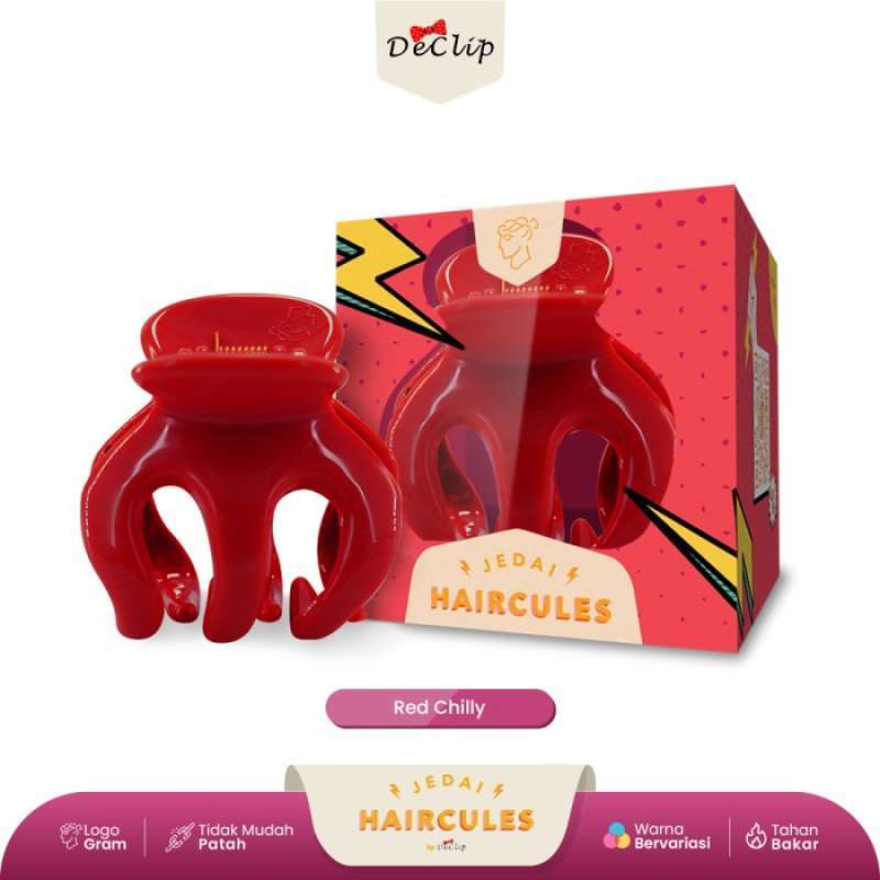 Promo Jedai Haircules Declip Gigi 3 Ukuran 5cm Warna Red Chily Diskon ...